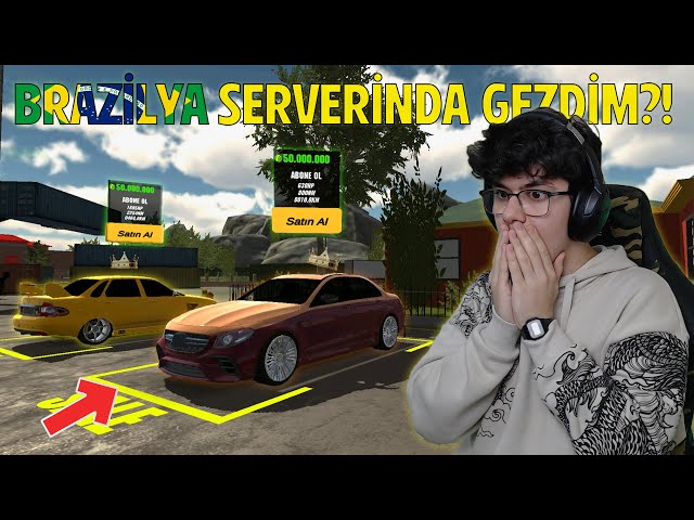 I TRAVELED ON THE BRAZILIAN SERVER!! *EVERYONE KING RANK!!!* (CAR PARKING MULTIPLAYER)