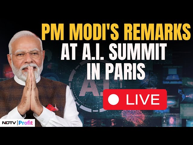 PM Modi LIVE: PM Modi’s Delivers Remarks At AI Summit In Paris, France | PM Modi LIVE News