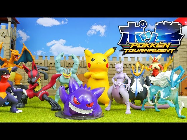 Pokemon - Pokken Tournament Figure Collection Unboxing ポッ拳