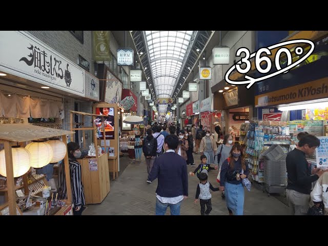 [Tokyo VR] Shopping Street in Asakusa / Apr 2021＜Japan 360° VR Walking Tour＞【東京VR散歩@高画質8K360度動画】