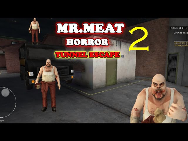 Mr Meat 2 Horror Android Full Gameplay : Tunnel Escape : Prison Break