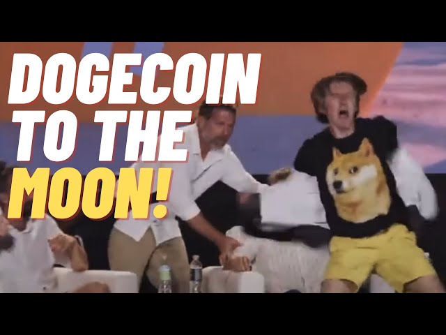 To the moon! (or: Dogecoin fan crashes stage at Bitcoin Miami Conference 2021)