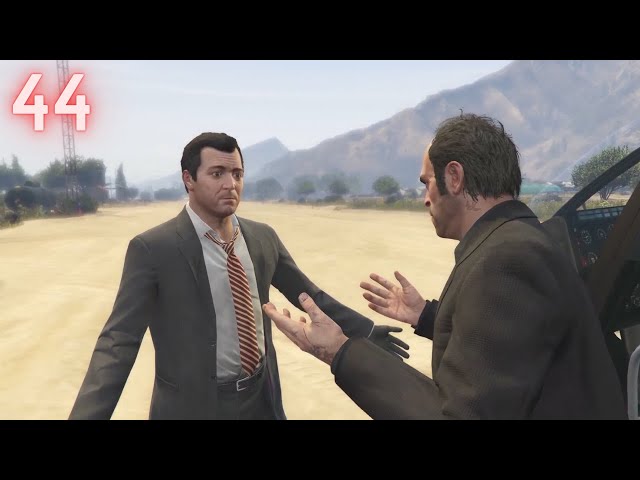 THE BIG SCORE BUT TREVOR REJECTED MICHAEL'S LOVE - GTA V