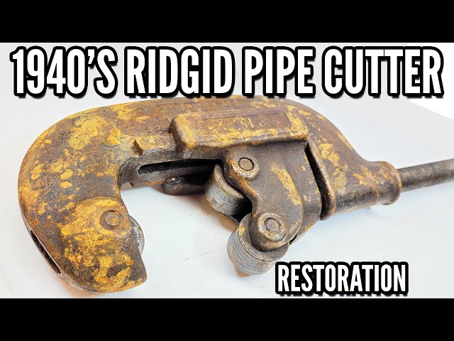 Restoring a Crusty Ridgid Pipe Cutter