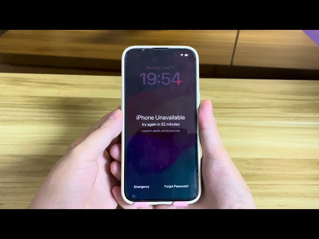 iPhone Unavailable, Try again in 1 Hour on iOS 17, How to Unlock it with the Forgot Passcode Option