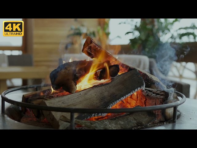 4K Fireplace with Crackling Fire Sounds 5 Minutes No Ads 4k UHD TV Test