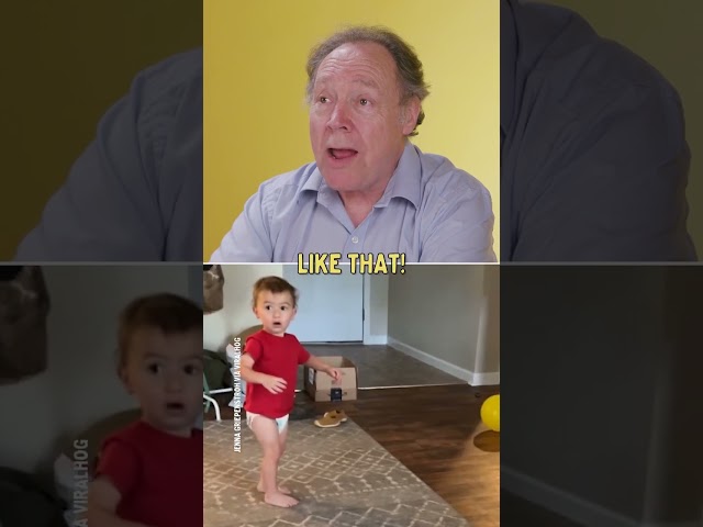 Dad Reacting to A Birthday Surprise