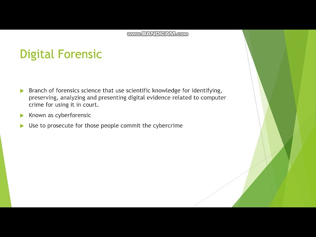 Class Activity (Digital Forensics)