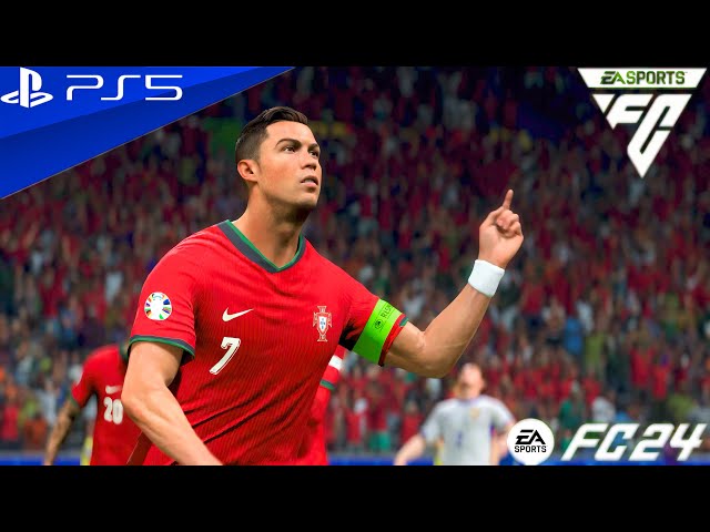 FC 24_ Georgia vs. Portugal - EURO 2024 Group Stage Matchday 3 in Arena AufSchalke | PS5™ [4K60]