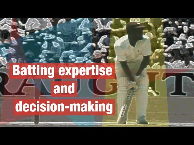 Batting expertise and decision-making in cricket