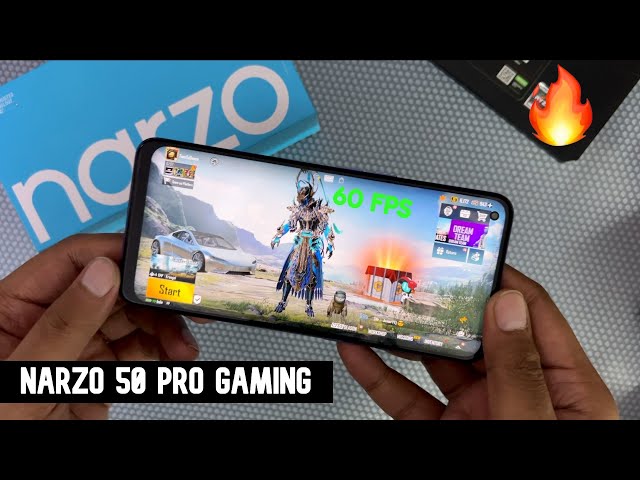 Realme Narzo 50 PRO BGMI Gaming Test with FPS & Heating | PUBG Gameplay Hindi