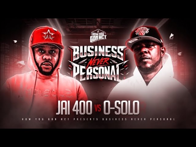 JAI400 vs O-SOLO | HOSTED BY MIKE RUGA | RAP BATTLE