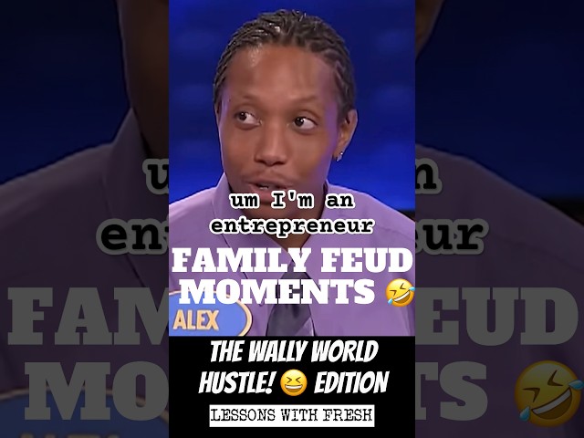 FAMILY FEUD FUN!🤣 (THE WALLY WORLD HUSTLE! Edition) FRESH REWIND👊 #comedy #fail #funny #teacher