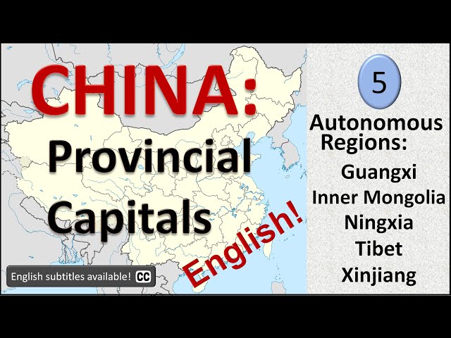 Provincial Capitals of China Part Five: Autonomous Regions