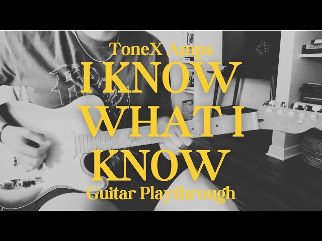 I Know That I Know | The Belonging Co. | LEAD GUITAR PLAYTHROUGH