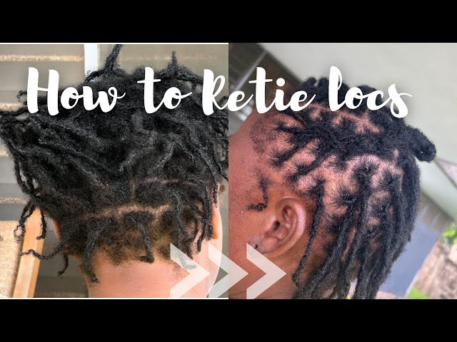 First Retie on Traditional Locks| Interlocking Traditional Locks| Locks on Short Hair.