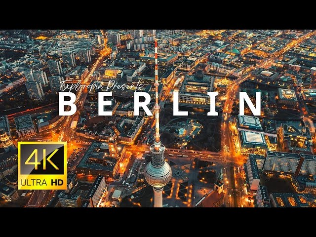 Berlin, Germany 🇩🇪 in 4K ULTRA HD 60 FPS by Drone