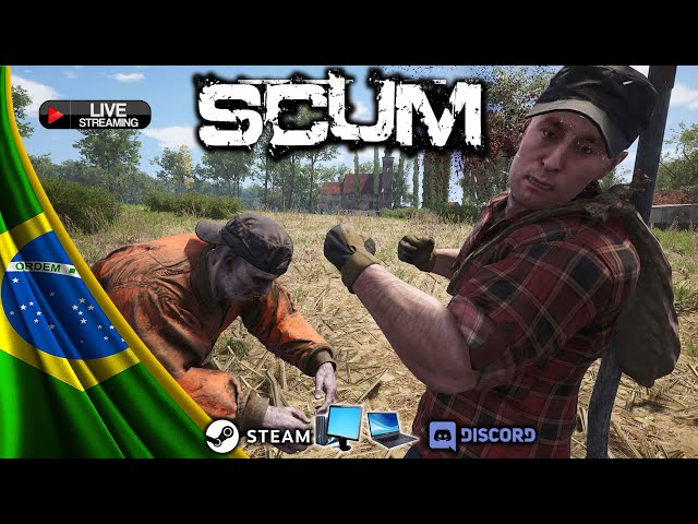 🔞 SCUM PTBR 🔞 O RECOMEÇO #4 👉 NA LUTA PELA SOBREVIVENCIA 👍