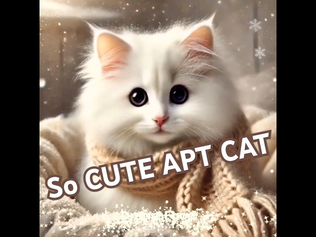 CUTE APT CAT 🥰😍 #apt #aptsong #catshorts #funnyvideo #cutecat #singing #viralshorts #viralvideo