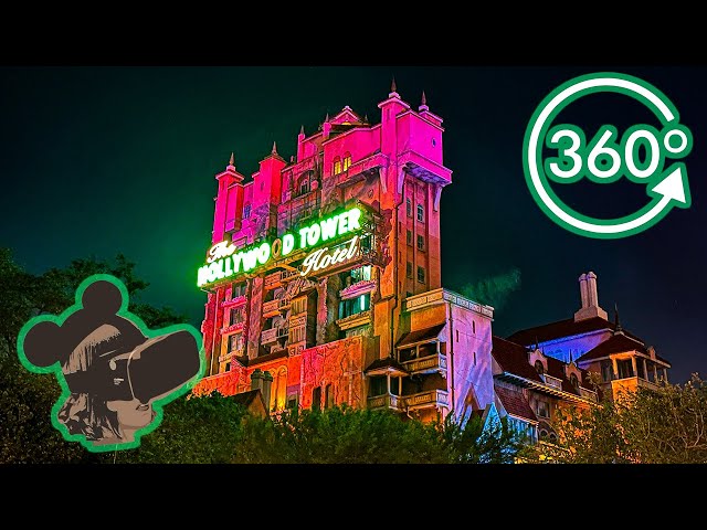 360º Ride on Twilight Zone Tower of Terror at Disney's Hollywood Studios 2024