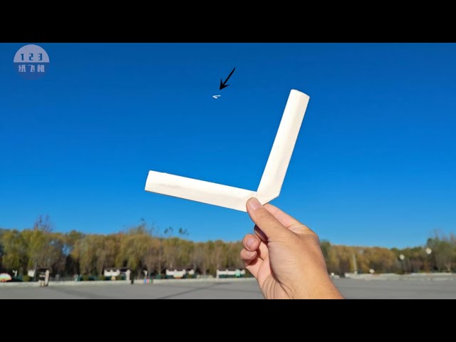 The simplest V-shaped boomerang in history, throw it like this and it will fly back to your hand eas