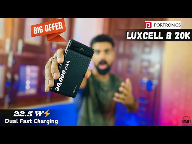 2024 Best Budget Fast Charging Power Bank ⚡| Portronics Luxcell B 20K - Under 10000 Best Power Bank