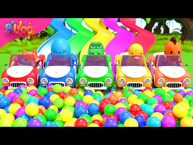 Old MacDonald Had A Farm | Colorful Animals | BluLoo Nursery Rhymes & Kids Songs