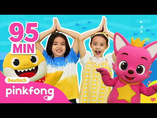 Ganze Folgen Von Tanzen und Bewegen 🕺ㅣBaby Shark Dance DeutschㅣPinkfong, Baby Hai! Kinderlieder