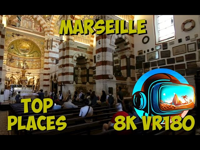 04 Marseille France walking through Basilica of Notre Dame of la Garde 8K 4K VR180 3D Travel