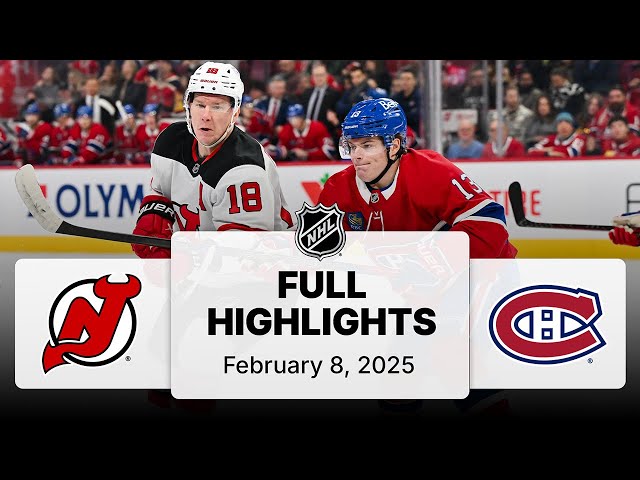 NHL Highlights | Devils vs. Canadiens | February 08, 2025