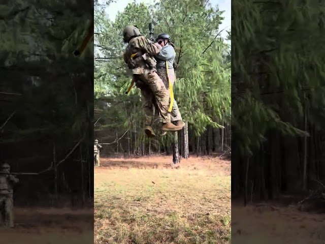 Precision Rescue: UH-60 Black Hawk Hoist Operation in Action