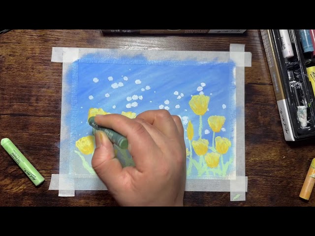 beautiful drawing with oil pastel for beginners #shorts #art #trending #painting #viralvideo #draw