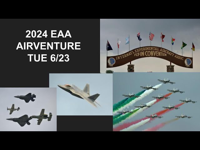 FREECE TRICOLORI & MORE | EAA Airventure Oshkosh, WI Airshow TUE 6/23