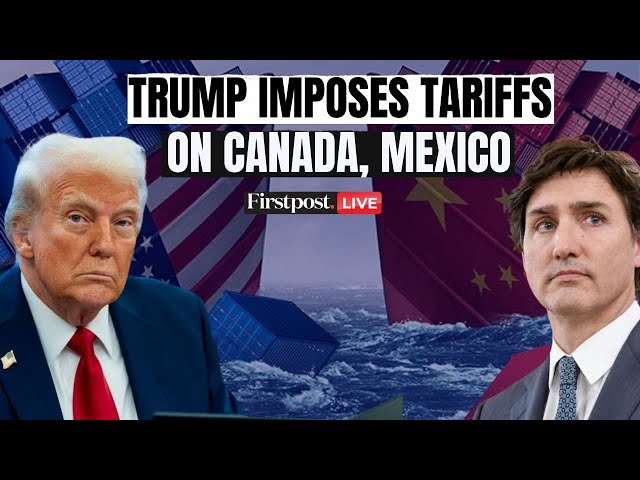 LIVE: US President Trump Imposes New Tariffs on Canada, Mexico; White House Briefing | N18G