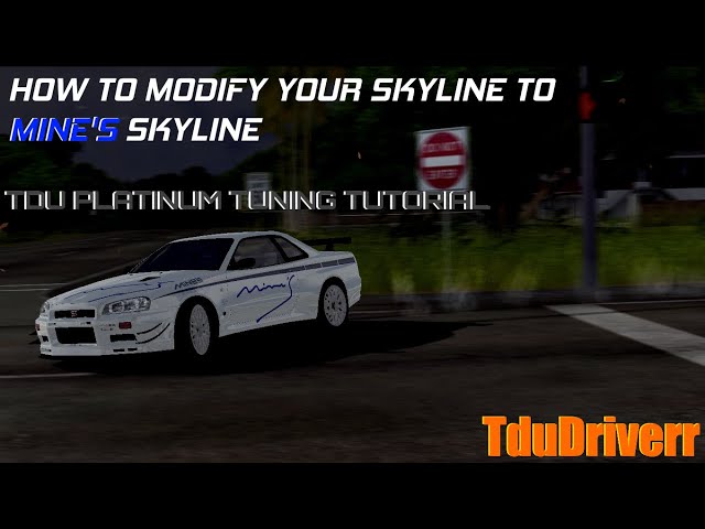 How to modify your Skyline to Mine's Skyline in Test Drive Unlimited Platinum mod