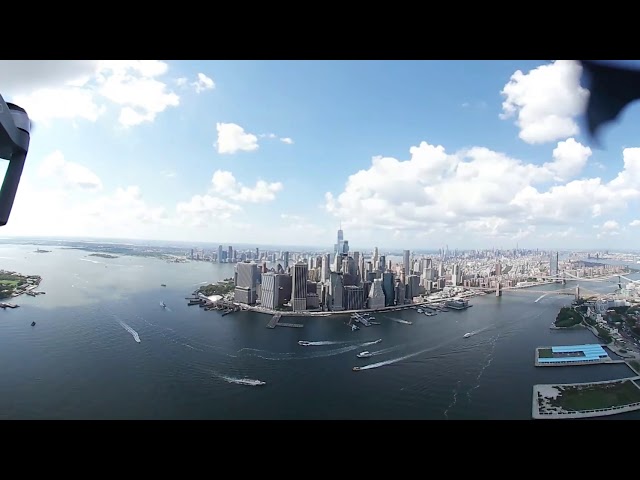 360° Drone Cityscape 4K: NYC