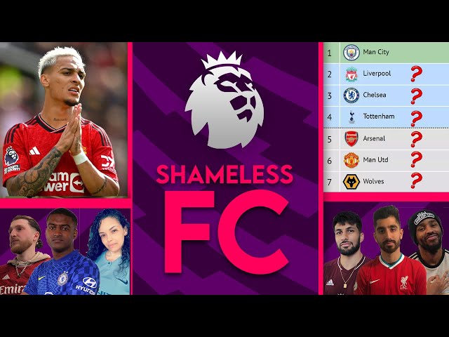 Antony Suspended | Premier League FINAL Table Predictions | Shameless FC