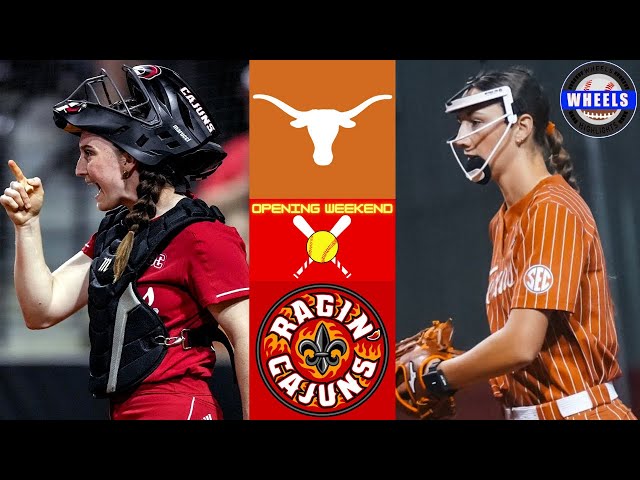 #1 Texas vs Louisiana Highlights | 2025 College Softball Highlights