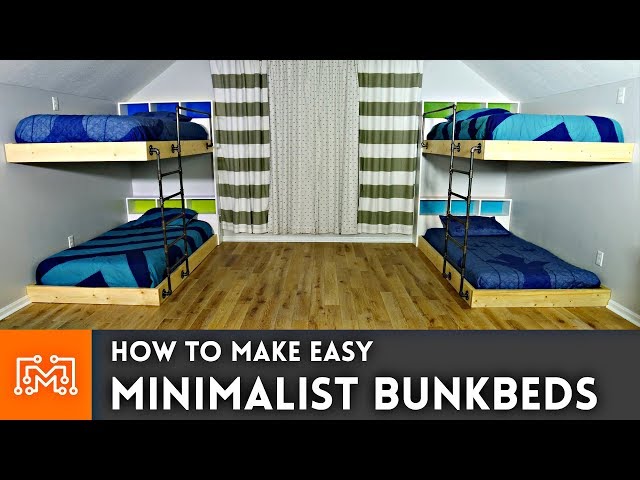 Easy Double Bunk Beds // Woodworking How To | I Like To Make Stuff