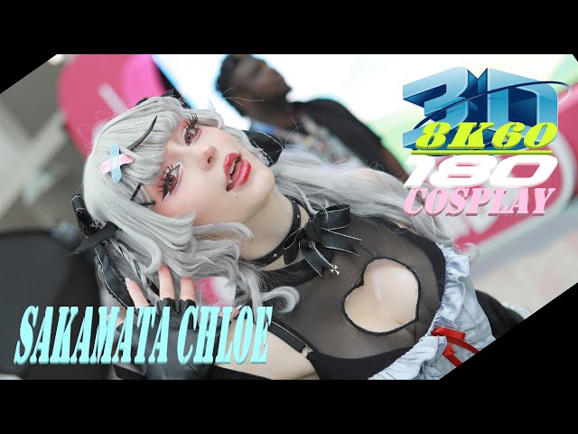 Hololive Takane Lui Cosplay, 3D VR180, AX2024, 秘密結社holoX 鷹嶺ルイ, Petra.fyed, コスプレ