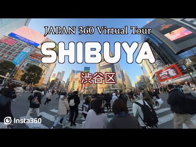 Shibuya Crossing 360° VR Tour [Insta360 X3]