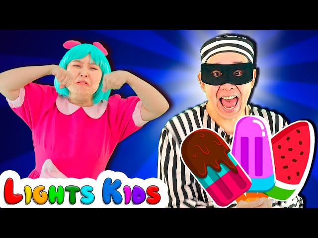 Give My Ice Cream (Balloon and Lollipop) | Lights Kids Song