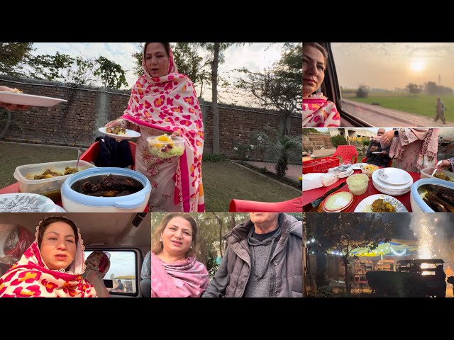 Shadie ke roneq  || Abu Jee Kay sath outing  || party at farm house@PulwashaCooksofficial