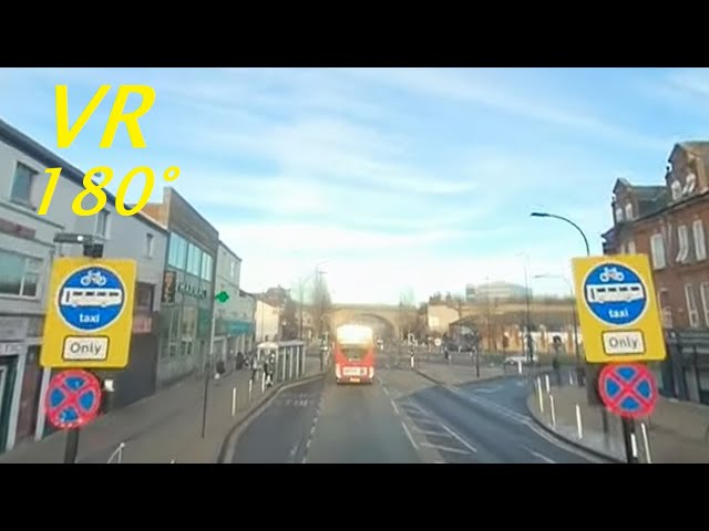 VR180° X1 bus from Sheffield to Rotherham