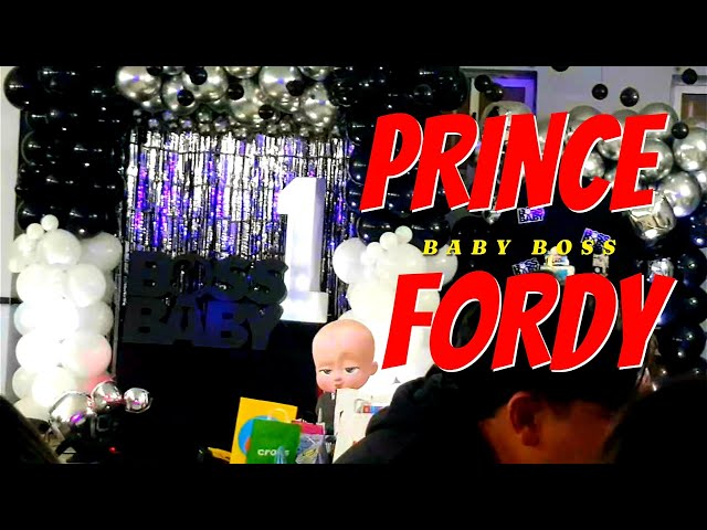 BABY BOSS PRINCE FORDY 1ST BIRTHDAY CELEBRATION#MY INAANAK