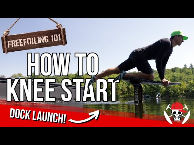 How to Knee Start a Foil from a Dock