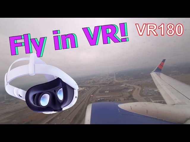 #VR180 Flight take off from Minneapolis! Flying in VR!