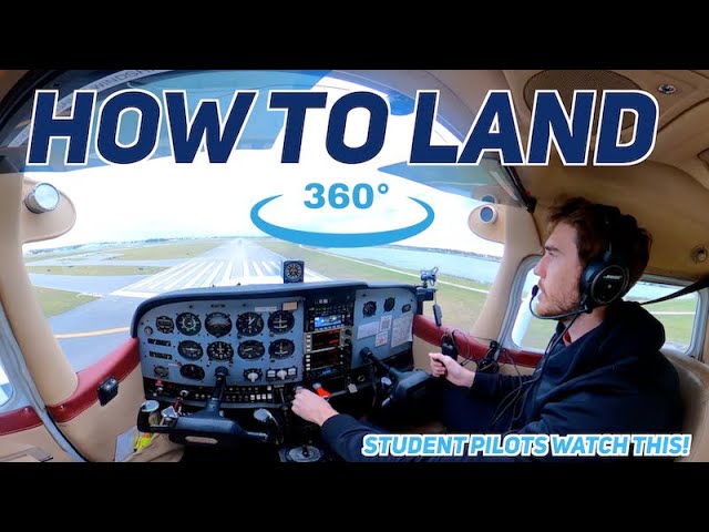 How To Land An Airplane | 360° Interactive Cockpit