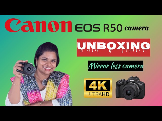 Unboxing | Canon EOS R50 | Tamil | 4k | Mirror less camera | 75k Rs | Budget camera | Enso vlogs