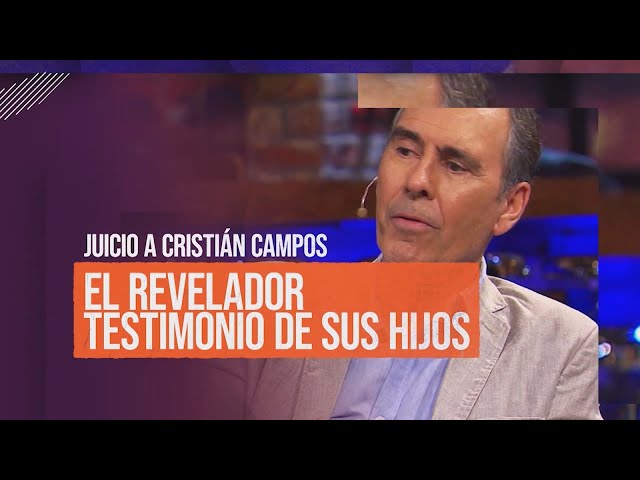 Inéditas declaraciones de hijos de Cristián Campos apoyan versión de Raffaella di Girolamo